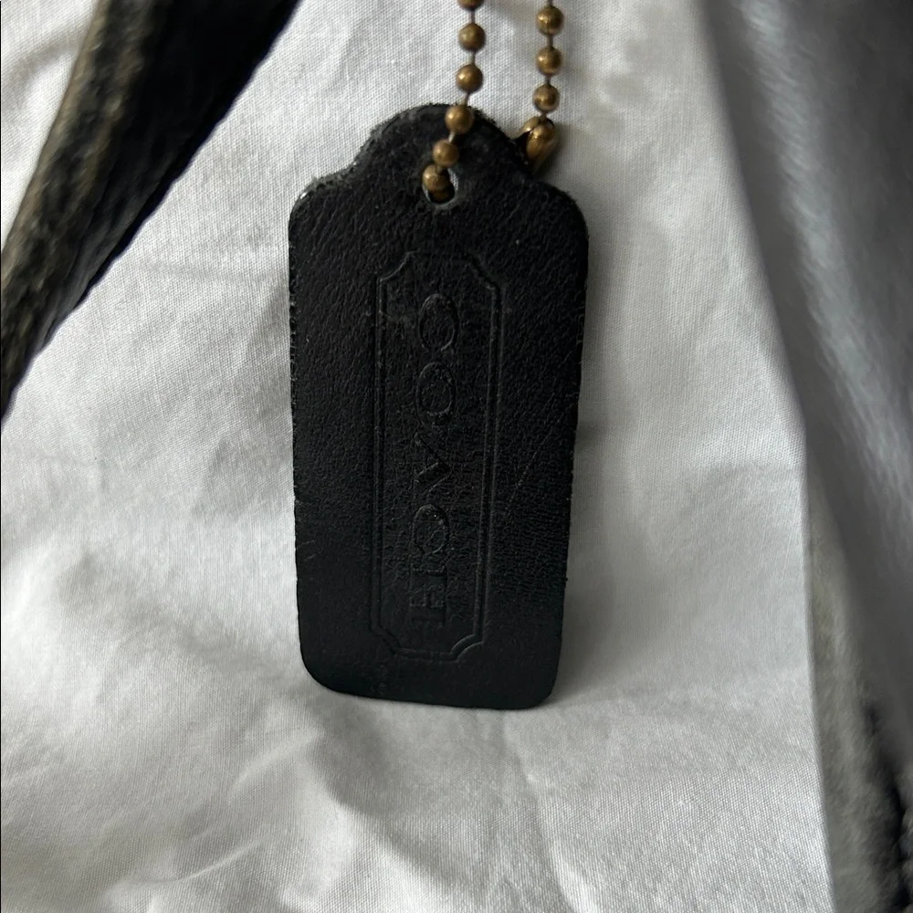Coach Black Crossbody Bag with Gold Accents - Picture 5 of 5